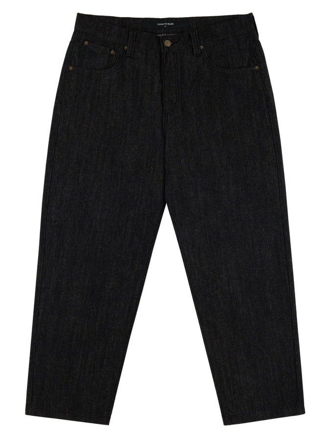 Chain To Bank Millions Roomy Fit Jeans Fall 2026 | RAW BLACK