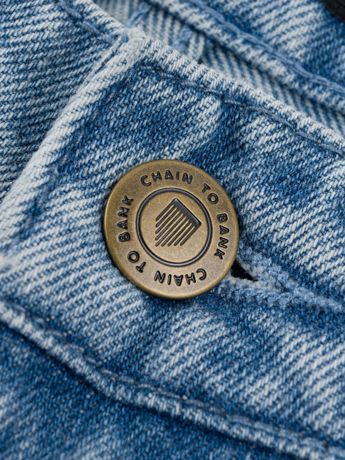 Chain To Bank Millions Roomy Fit Jeans Fall 2026 | WASHED FADED INDIGO
