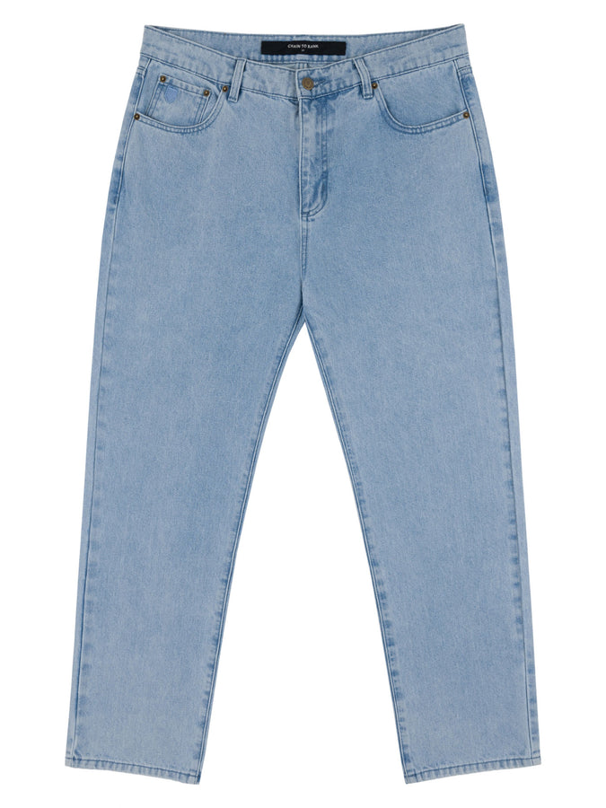 Chain To Bank Thousands Standard Fit Jeans Fall 2025 | WASHED FADED INDIGO