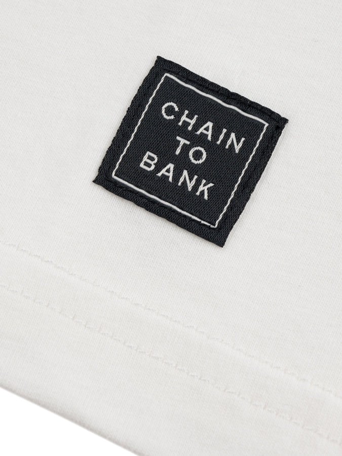 Chain To Bank 91 Motorosport T-Shirt Fall 2026 | WHITE