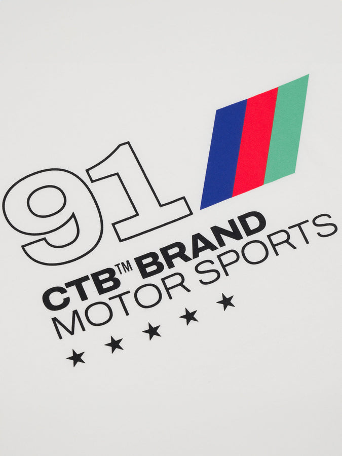 Chain To Bank 91 Motorosport T-Shirt Fall 2026 | WHITE