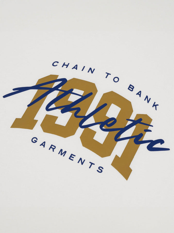 Chain To Bank Athlete Of The Year T-Shirt Holiday 2025 | WHITE