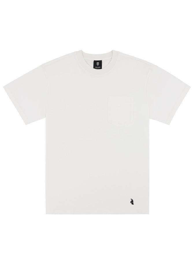 Chain To Bank Classic Staple Pocket T-Shirt Fall 2025 | WHITE