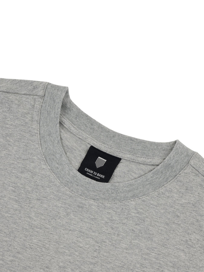 Chain To Bank Classic Staple T-Shirt Fall 2027 | HEATHER GREY