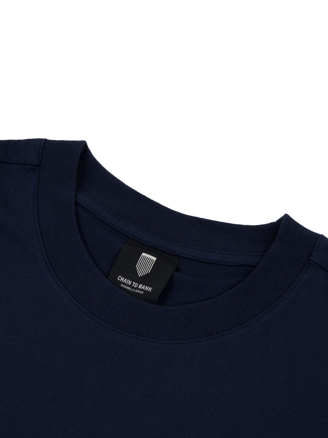 Chain To Bank Classic Staple T-Shirt Fall 2027 | NAVY