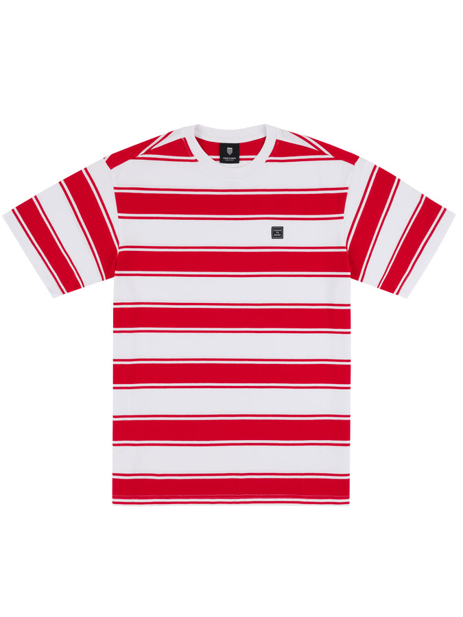 Chain To Bank Strife Stripe Elevated T-Shirt Fall 2025 | RED