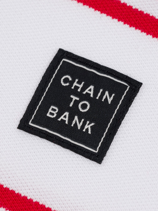 Chain To Bank Strife Stripe Elevated T-Shirt Fall 2025 | RED