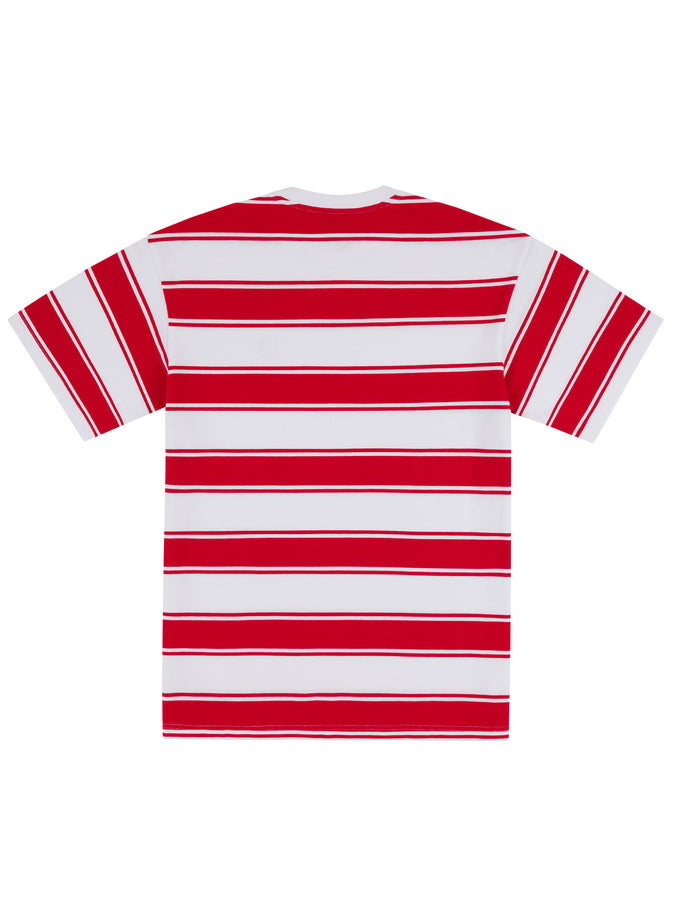 Chain To Bank Strife Stripe Elevated T-Shirt Fall 2025 | RED