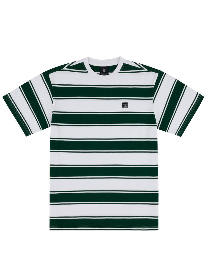 Chain To Bank Strife Stripe Elevated T-Shirt Fall 2025 | GREEN