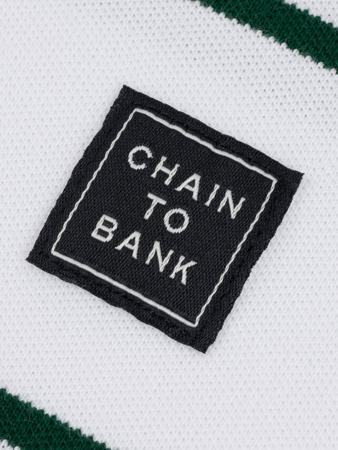 Chain To Bank Strife Stripe Elevated T-Shirt Fall 2025 | GREEN