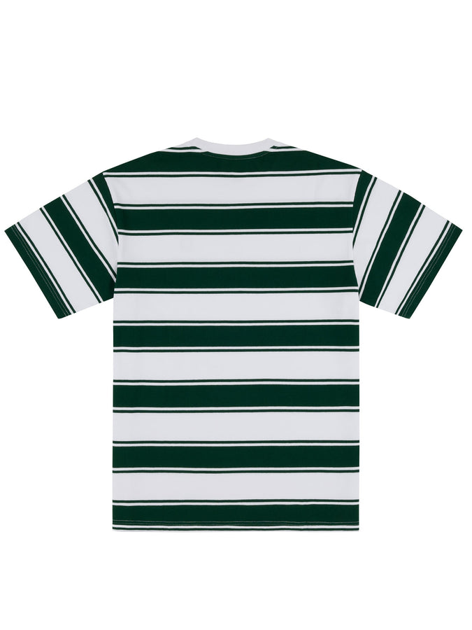 Chain To Bank Strife Stripe Elevated T-Shirt Fall 2025 | GREEN