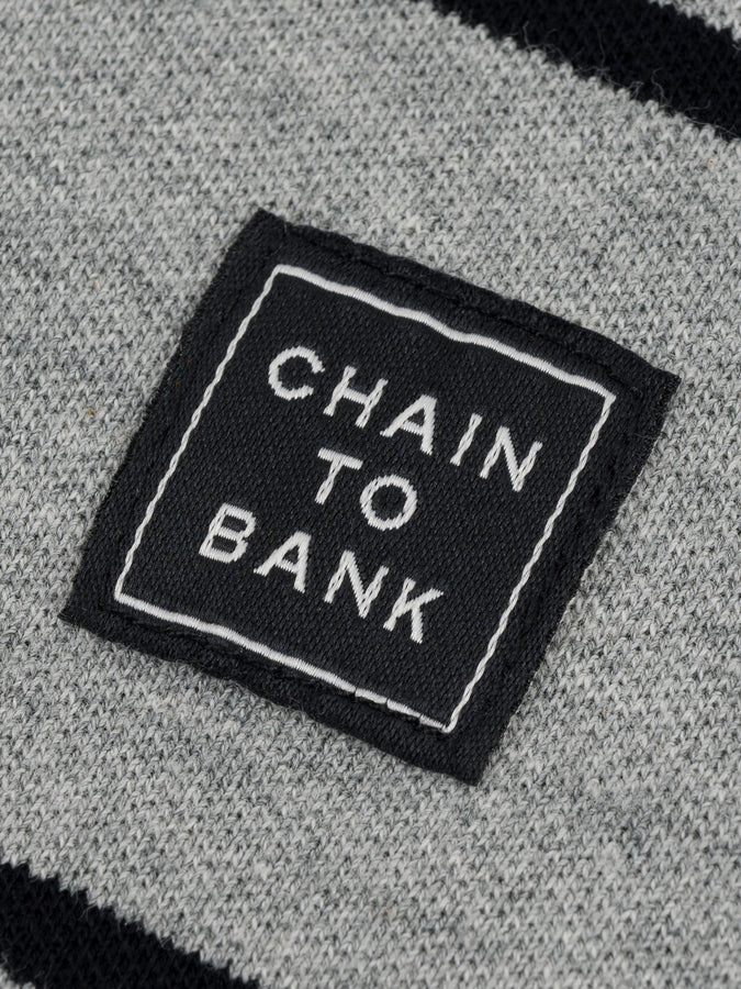 Chain To Bank Strife Stripe Elevated T-Shirt Fall 2027 | BLACK