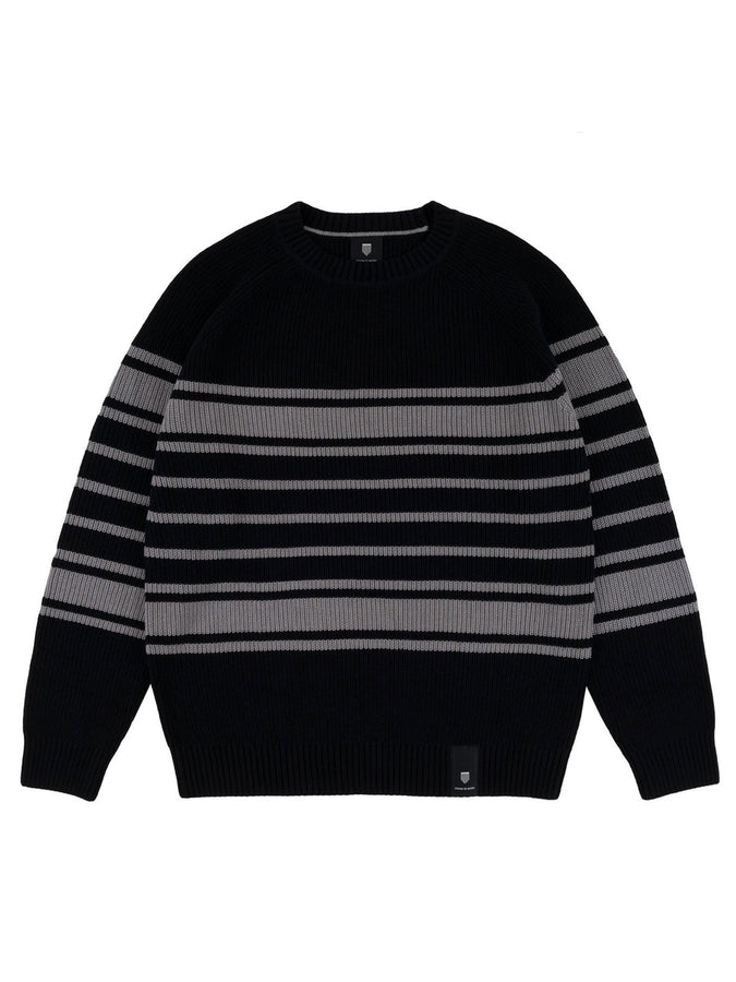 Chain To Bank Lined Up Sweater Holiday 2025 | BLACK