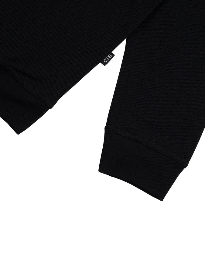 Chain To Bank Solid AF Crewneck Sweatshirt Fall 2027 | BLACK