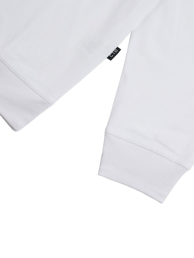 Chain To Bank Solid AF Crewneck Sweatshirt Fall 2027 | WHITE