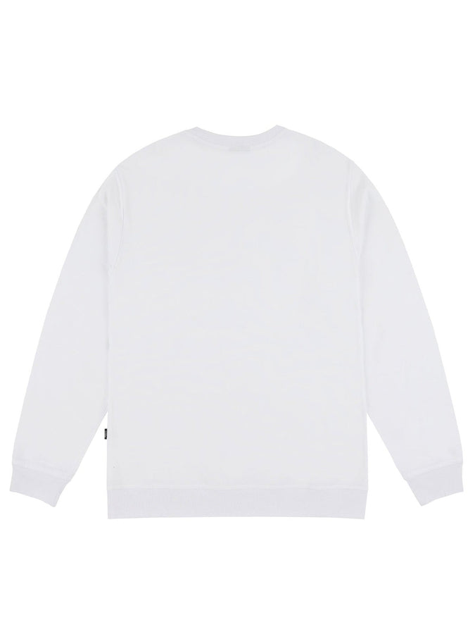 Chain To Bank Solid AF Crewneck Sweatshirt Fall 2027 | WHITE