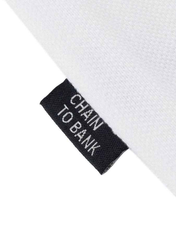 Chain To Bank Solid AF Crewneck Sweatshirt Fall 2027 | WHITE
