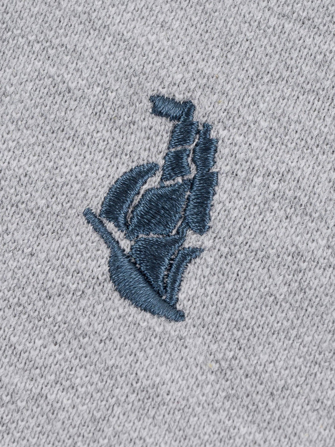 Chain To Bank Solid AF Crewneck Sweatshirt Fall 2027 | HEATHER GREY