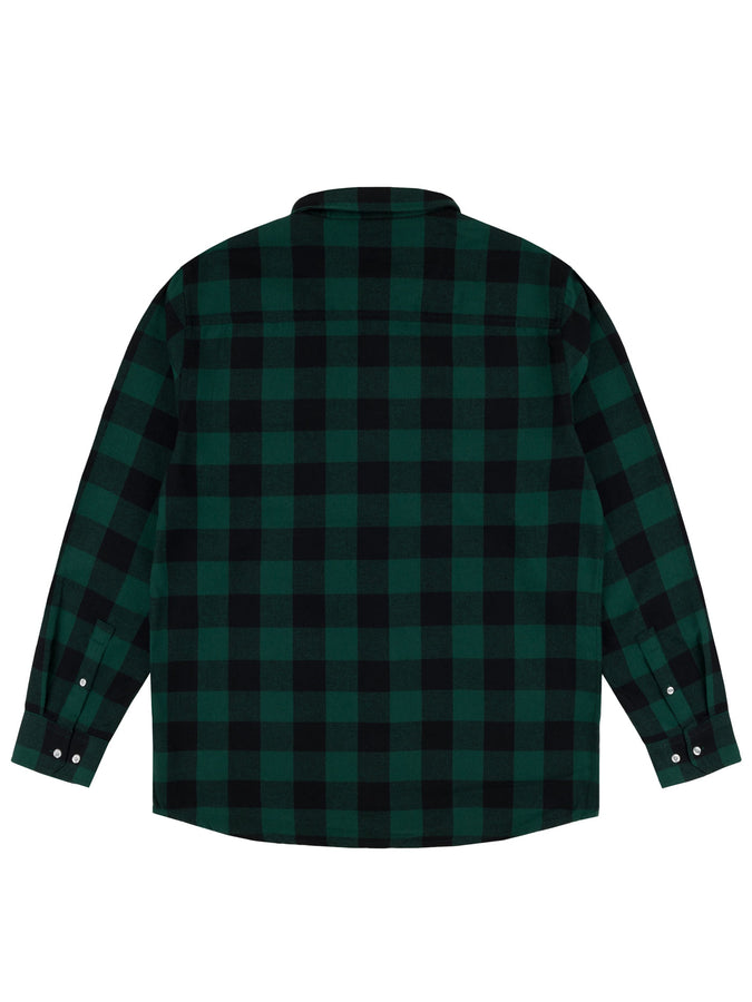 CTB Canadian Bacon Flannel L/S Buttondown Shirt Fall 2025 | GREEN PLAID
