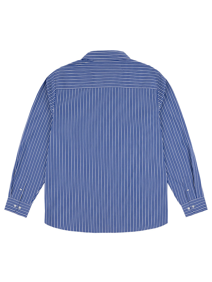 Chain To Bank Prep School L/S Buttondown Shirt Fall 2025 | BLUE STRIPES