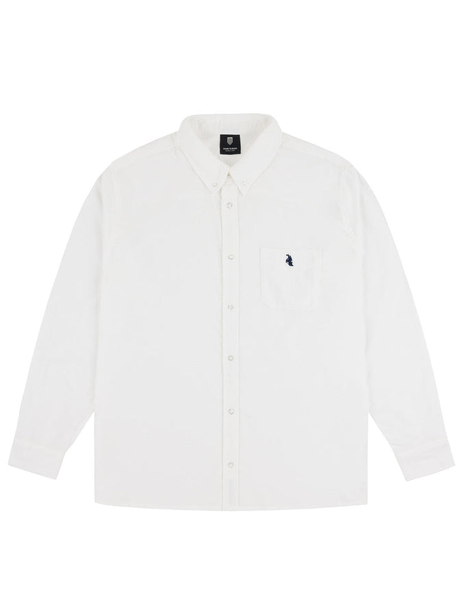 CTB Expedition Oxford Long Sleeve Buttondown Shirt Fall 2027 | WHITE