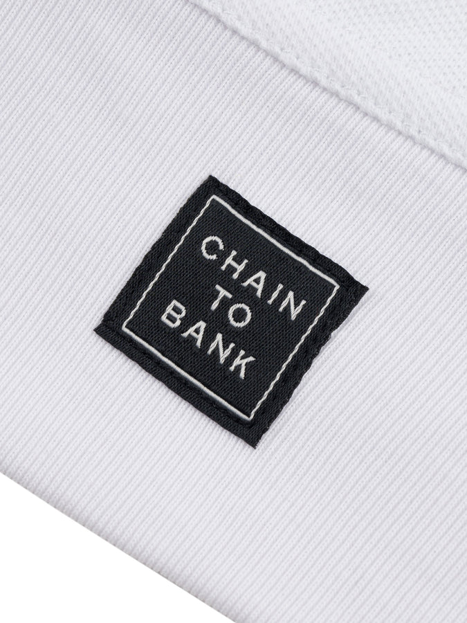 Chain To Bank Solid AF Long Sleeve Polo Fall 2026 | WHITE