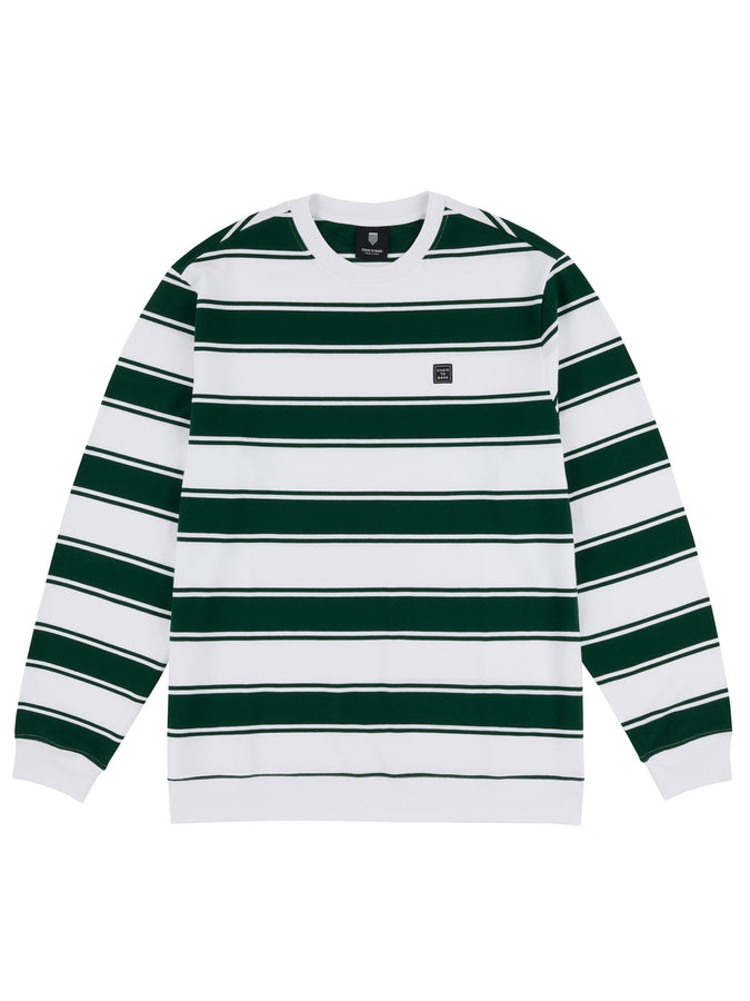 Chain To Bank Strife Stripe Long Sleeve T-Shirt Fall 2025 | GREEN