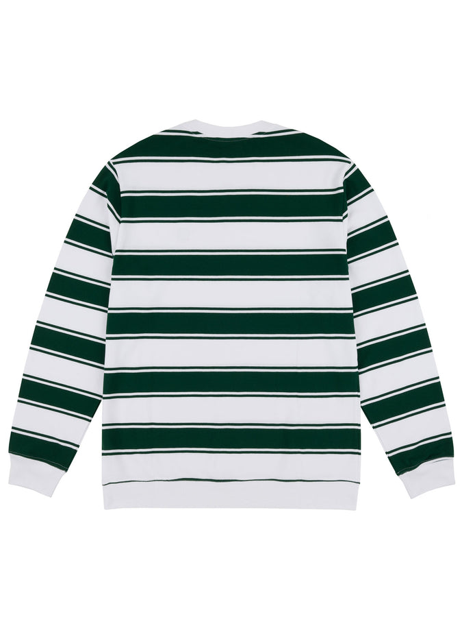 Chain To Bank Strife Stripe Long Sleeve T-Shirt Fall 2025 | GREEN