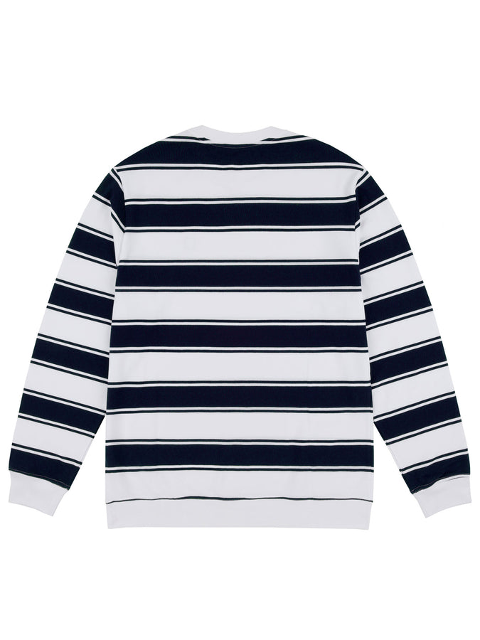 Chain To Bank Strife Stripe Long Sleeve T-Shirt Fall 2026 | NAVY