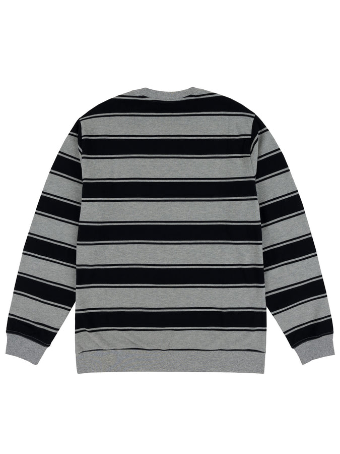 Chain To Bank Strife Stripe Long Sleeve T-Shirt Fall 2026 | BLACK