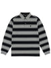 Chain To Bank Strife Stripe Long Sleeve Polo Fall 2025