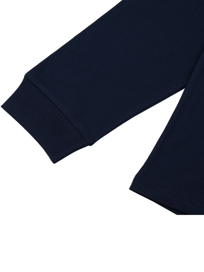 Chain To Bank Classic Staple Long Sleeve T-Shirt Fall 2025 | NAVY