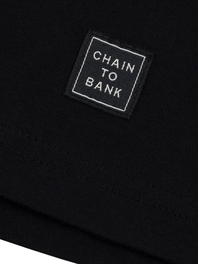 Chain To Bank CTB Shield Long Sleeve T-Shirt Fall 2026 | BLACK
