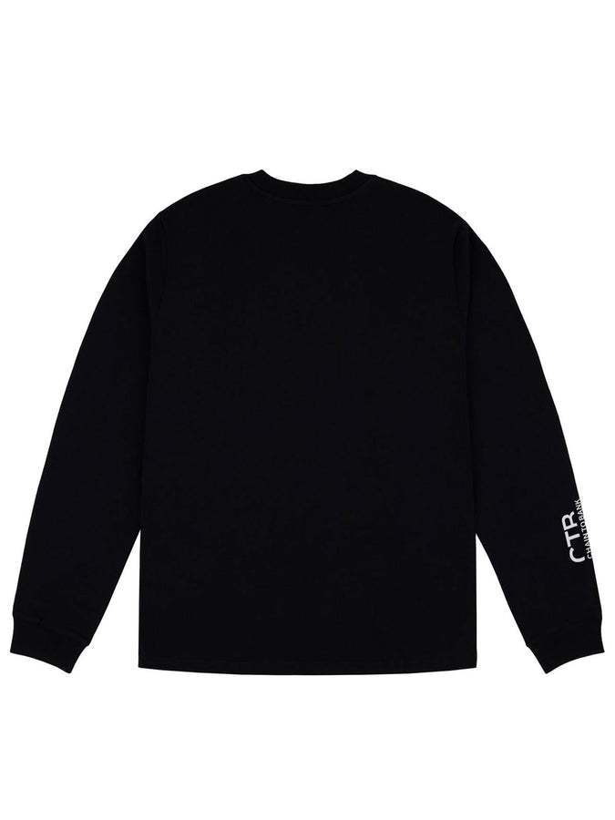 Chain To Bank CTB Shield Long Sleeve T-Shirt Fall 2026 | BLACK