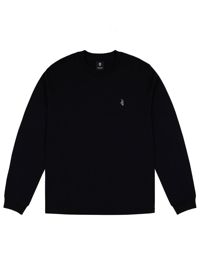 Chain To Bank Classic Staple Long Sleeve T-Shirt Fall 2025 | BLACK