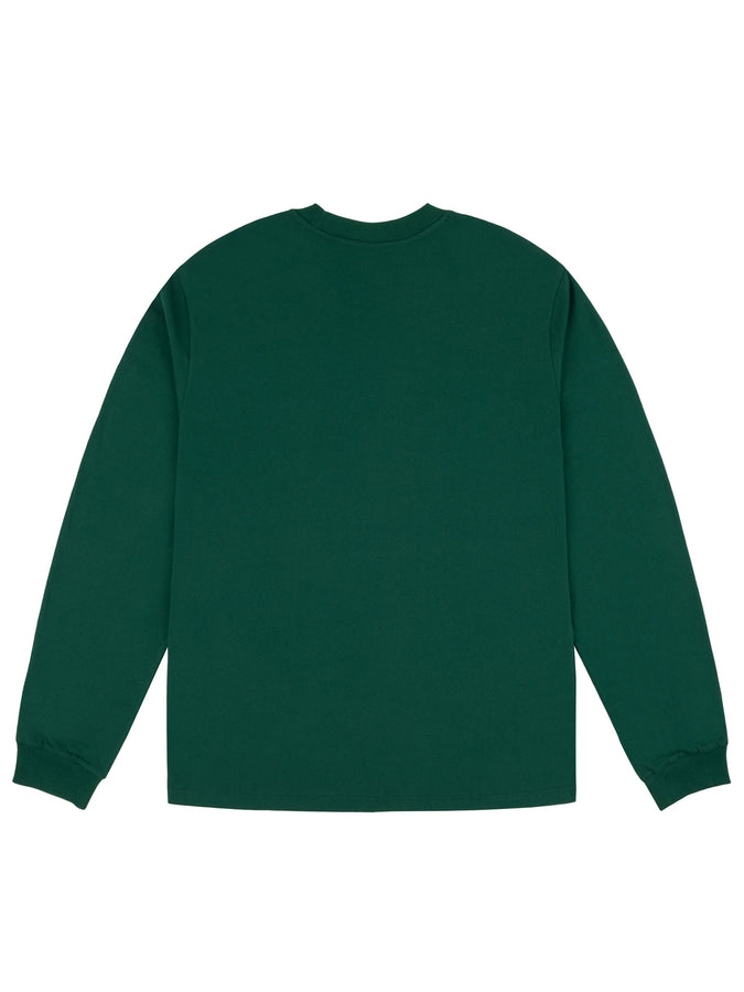 Chain To Bank Classic Staple Long Sleeve T-Shirt Fall 2026 | GREEN