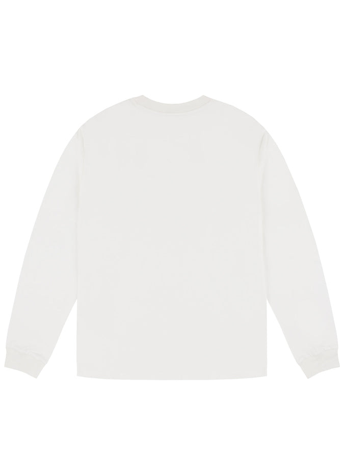 Chain To Bank Classic Staple Long Sleeve T-Shirt Fall 2026 | WHITE