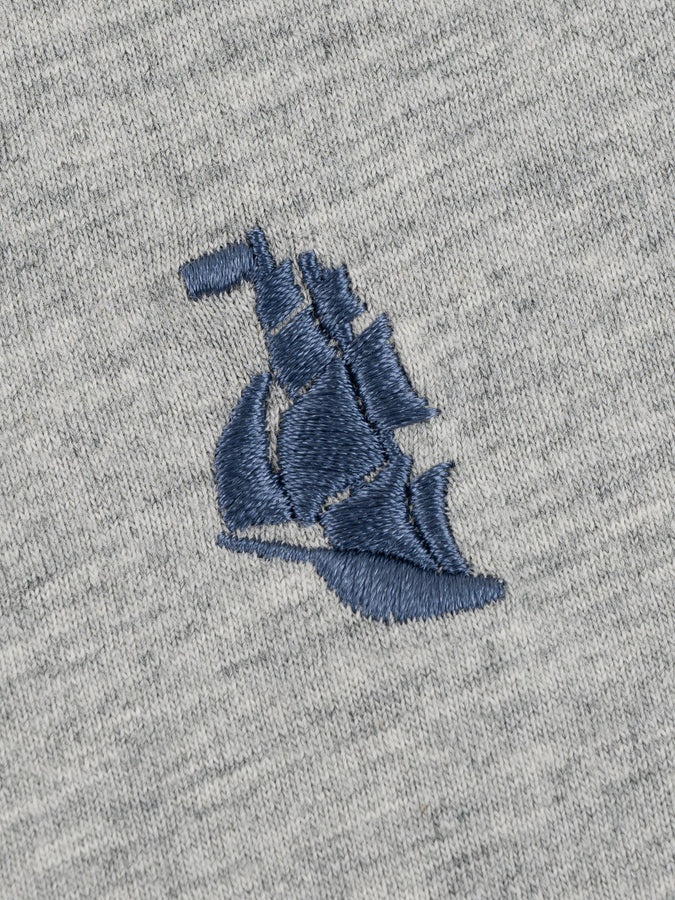 Chain To Bank Classic Staple Long Sleeve T-Shirt Fall 2025 | HEATHER GREY