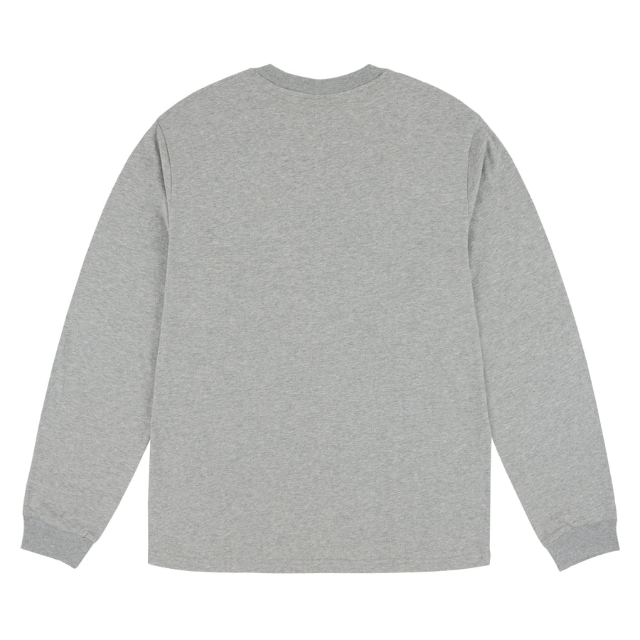 Chain To Bank Classic Staple Long Sleeve T-Shirt Fall 2025 | HEATHER GREY