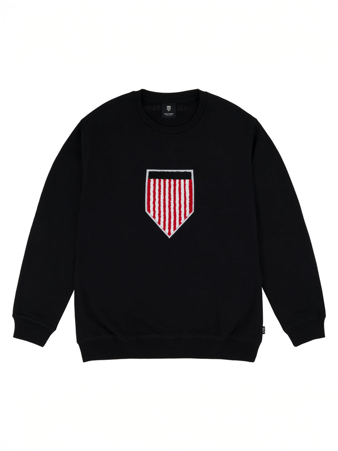 CTB Classic FT Shield Logo Crewneck Sweatshirt Fall 2026 | BLACK