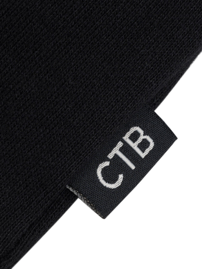 CTB Ft Shield Logo Crewneck Sweatshirt Fall 2025 | BLACK