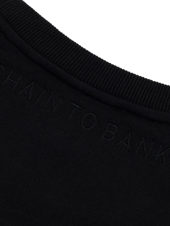 CTB Classic FT Shield Logo Crewneck Sweatshirt Fall 2026 | BLACK