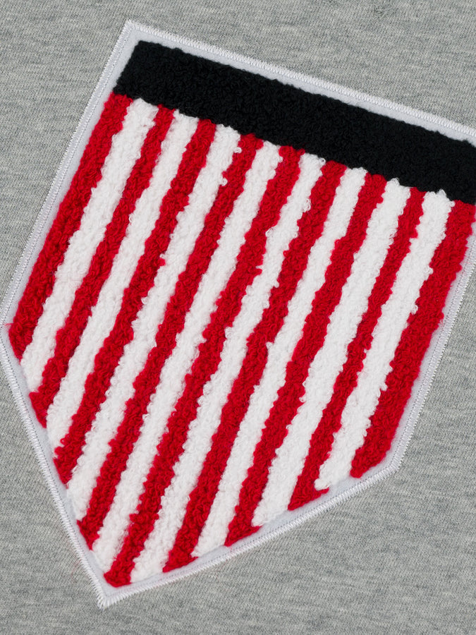 CTB Classic FT Shield Logo Crewneck Sweatshirt Fall 2026 | HEATHER GREY