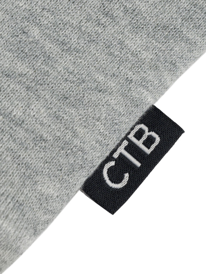 CTB Classic FT Shield Logo Crewneck Sweatshirt Fall 2026 | HEATHER GREY