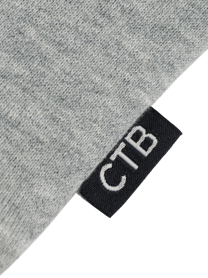 CTB Ft Shield Logo Crewneck Sweatshirt Fall 2025 | HEATHER GREY