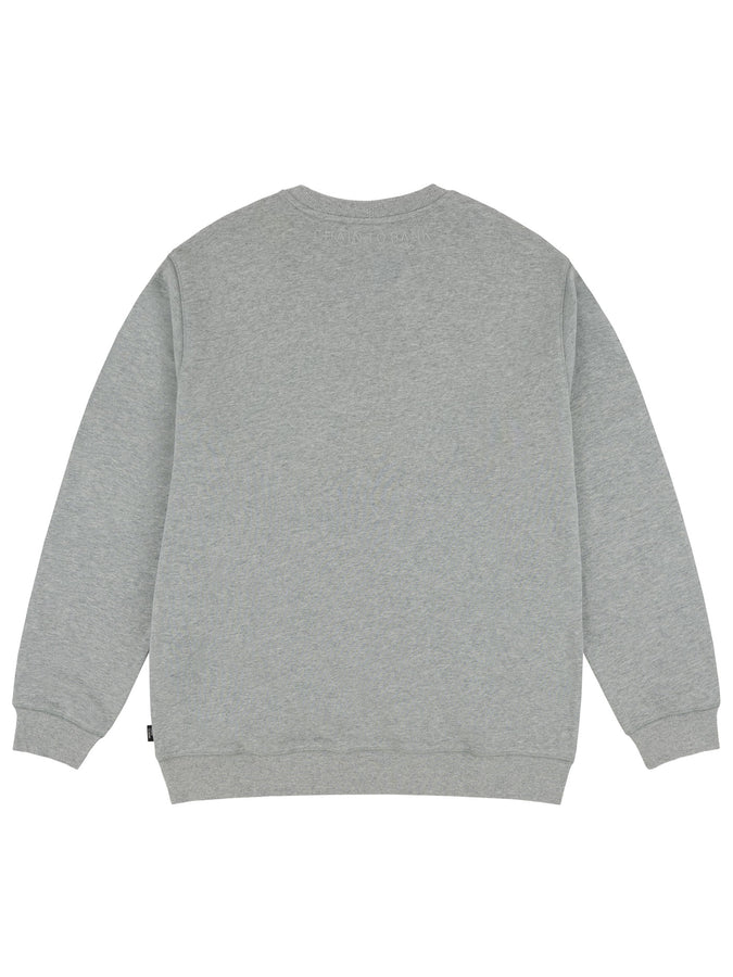 CTB Ft Shield Logo Crewneck Sweatshirt Fall 2025 | HEATHER GREY