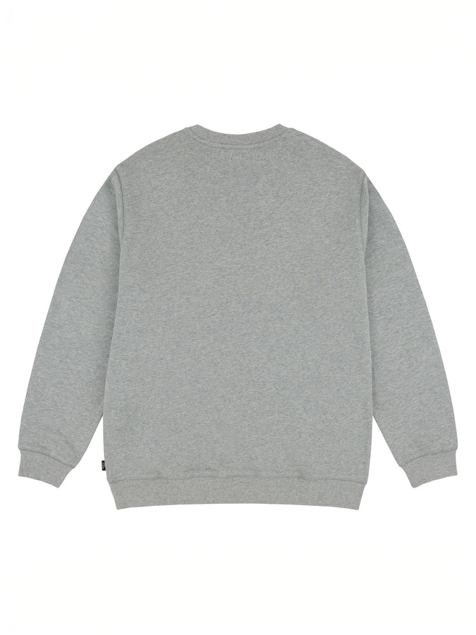CTB Classic FT Shield Logo Crewneck Sweatshirt Fall 2026 | HEATHER GREY