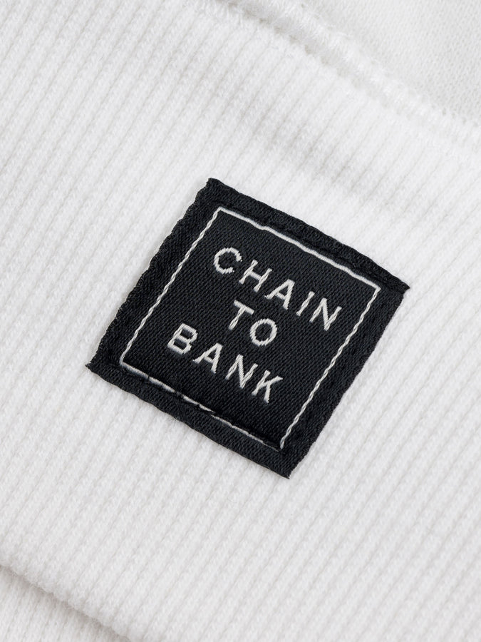 Chain To Bank Benz Of Fire Hoodie Holiday 2025 | WHITE