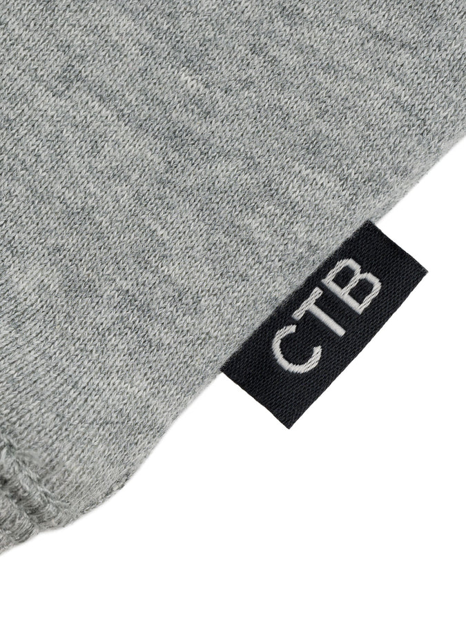Chain To Bank Classic FT Shield Logo Hoodie Fall 2026 | HEATHER GREY