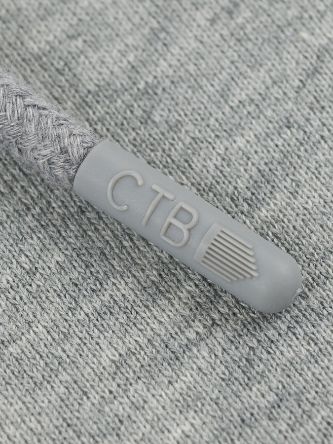 Chain To Bank Classic FT Shield Logo Hoodie Fall 2026 | HEATHER GREY